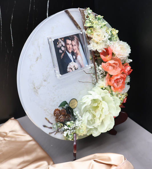 Decor-Look w/Picture Insert all occasions - Cherish Love