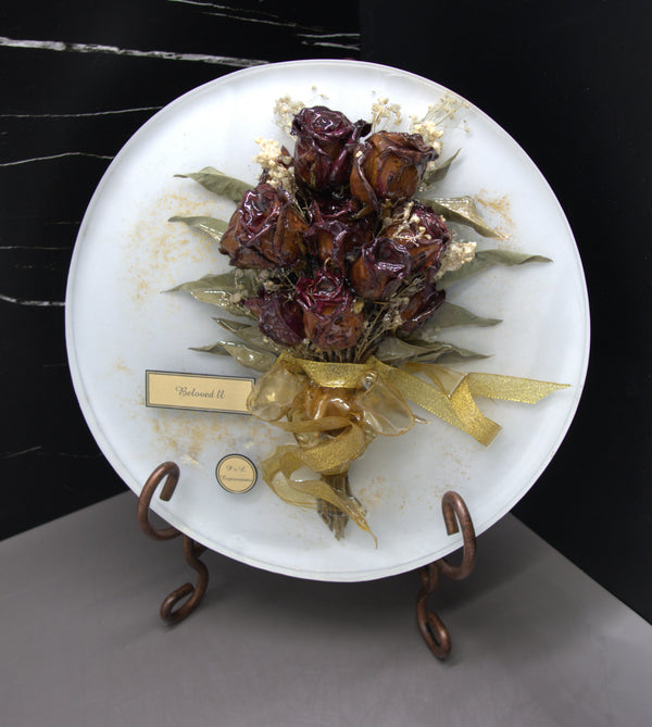 Beloved -Decor Real flowers